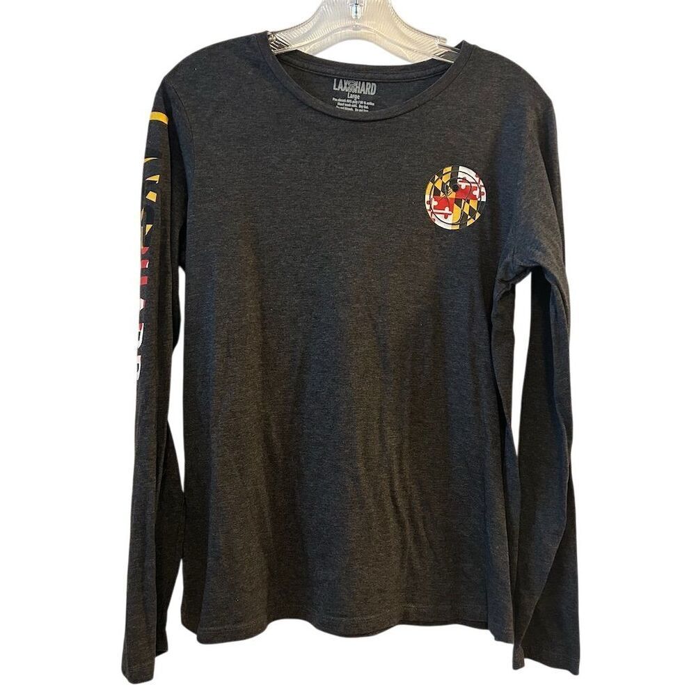 LAX So Hard Women's Long Sleeve Tee Black‎ Size L Casual Top